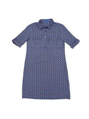 J. McLaughlin Catalina Cloth Geometric Dress M Travel Outdoor